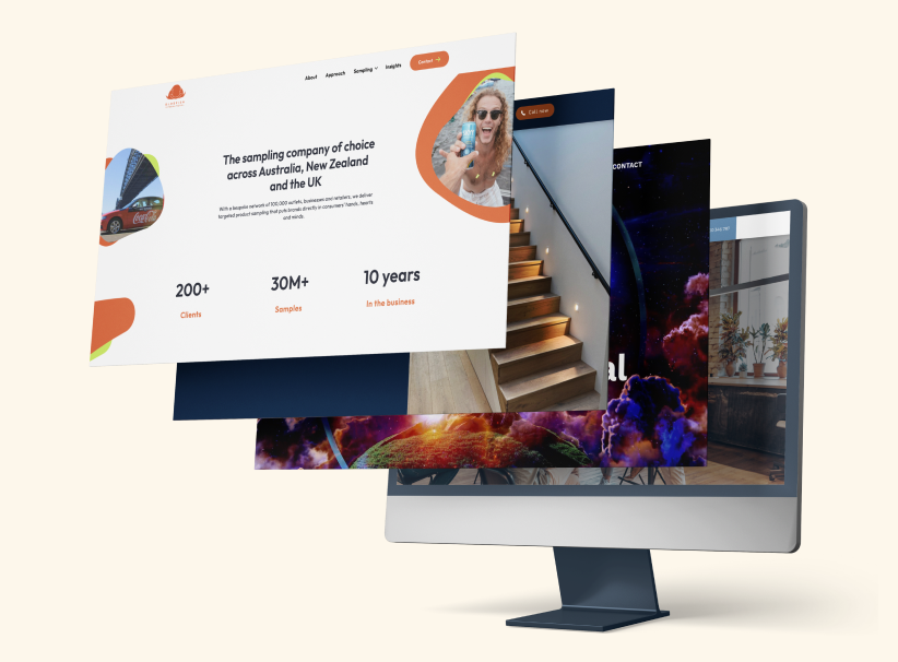 Websites created with our website builder for small business